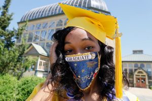 Graduate In Mask