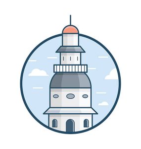 Famous cities icon vector illustration Famous cities icon vector illustration